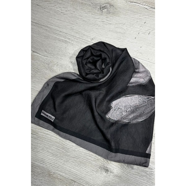 Dijital Bambu Pamuklu Şal 017GR